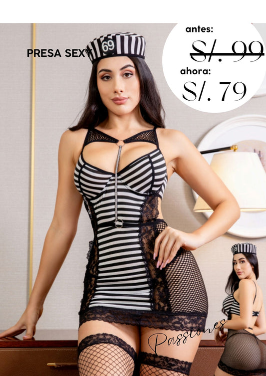 DISFRAZ PRESA SEXY