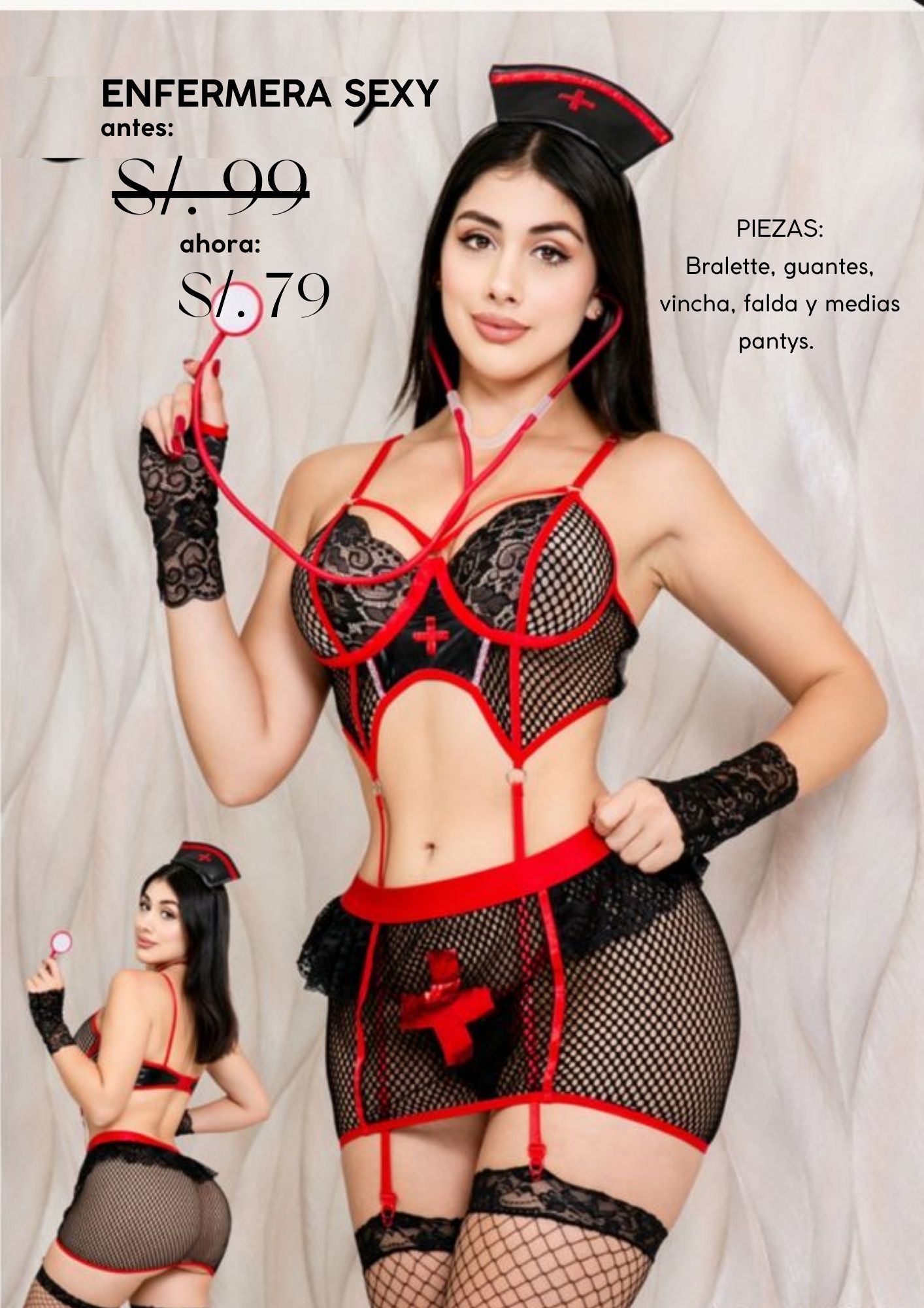 DISFRAZ ENFERMERA SEXY