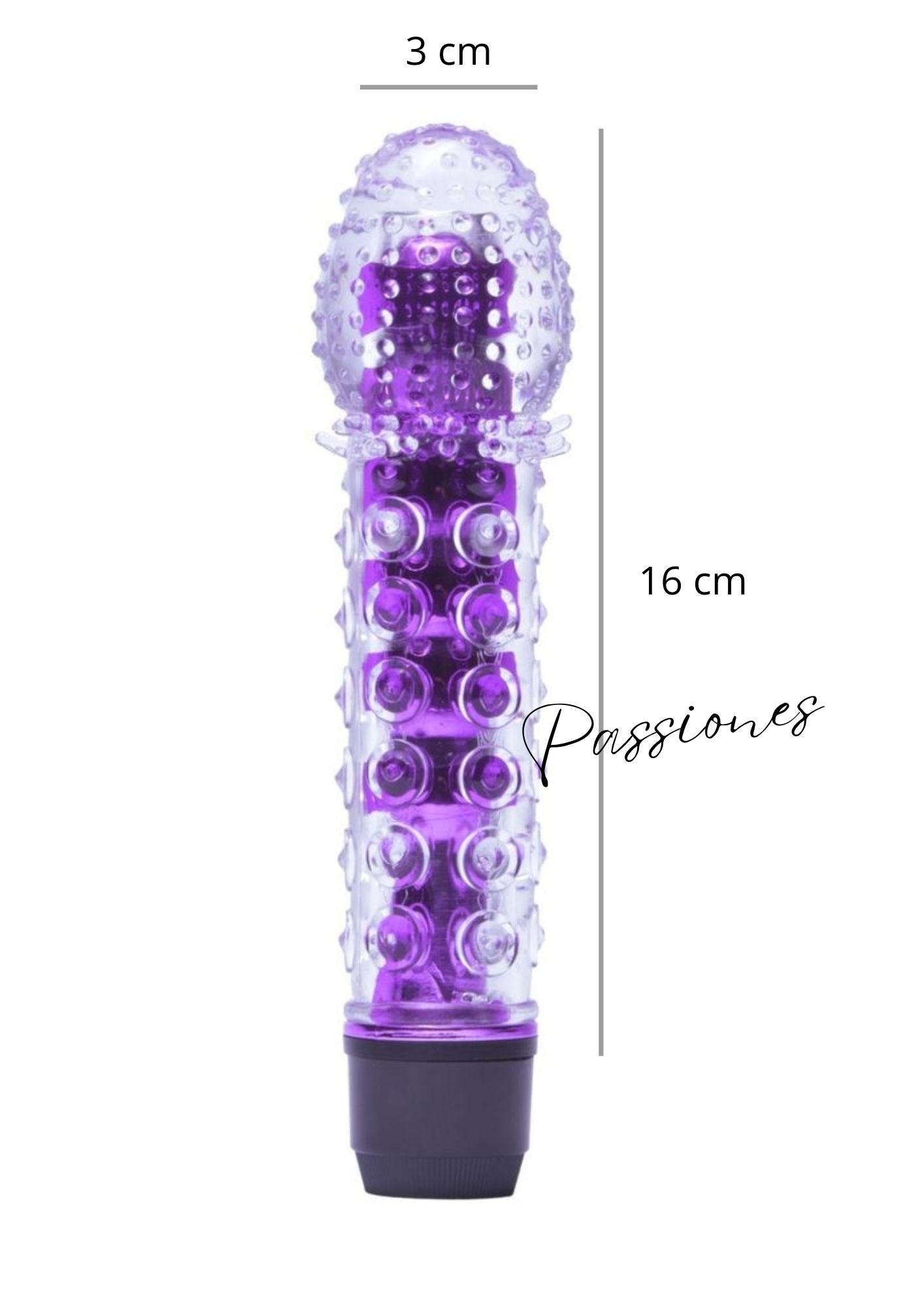 VIBRADOR LISO / ESPUELAS DE SILICONA